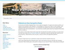 Tablet Screenshot of nh-roots.org